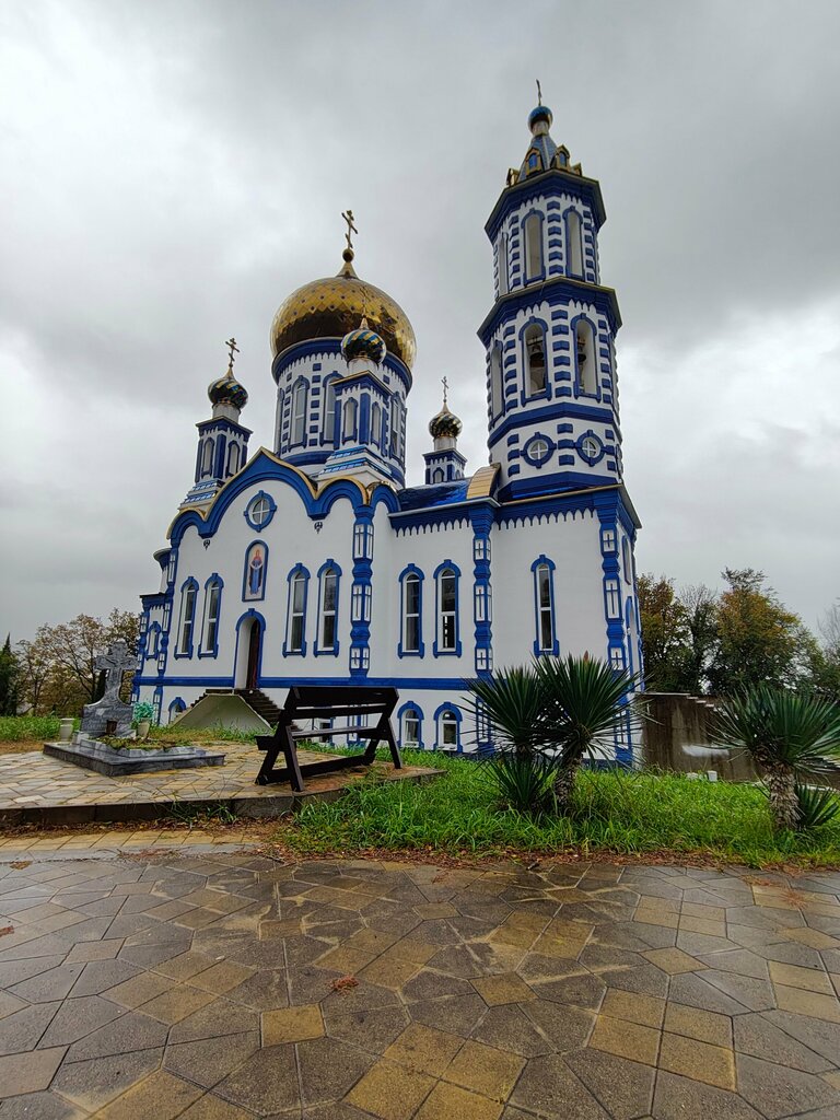 Orthodox church Tserkov Ikony Bozhiyey Materi Umyagcheniye Zlykh Serdets V Nebuge, Krasnodar Krai, photo