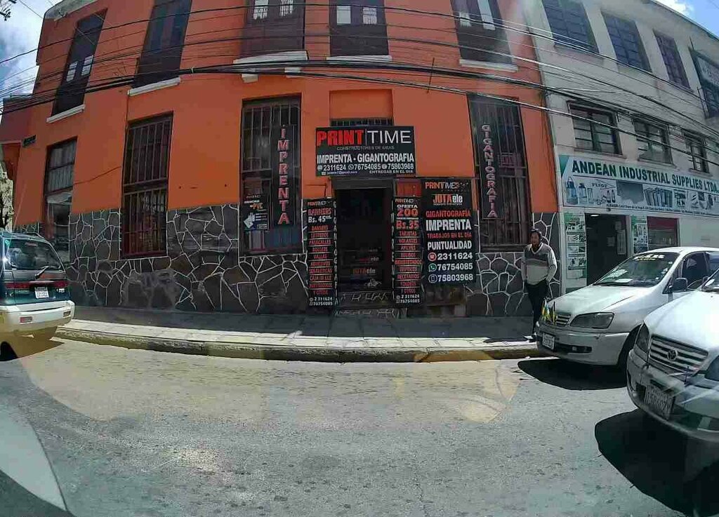 Large format printing Print Time, La Paz, photo