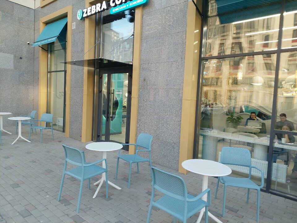 Coffee shop Zebra Coffee, Astana, photo