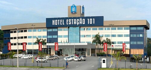 Внешний вид отеля Hotel Estação 101 в Итажае, фото 1