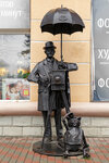 Фотограф (ploshcha Lienina, 1), genre sculpture