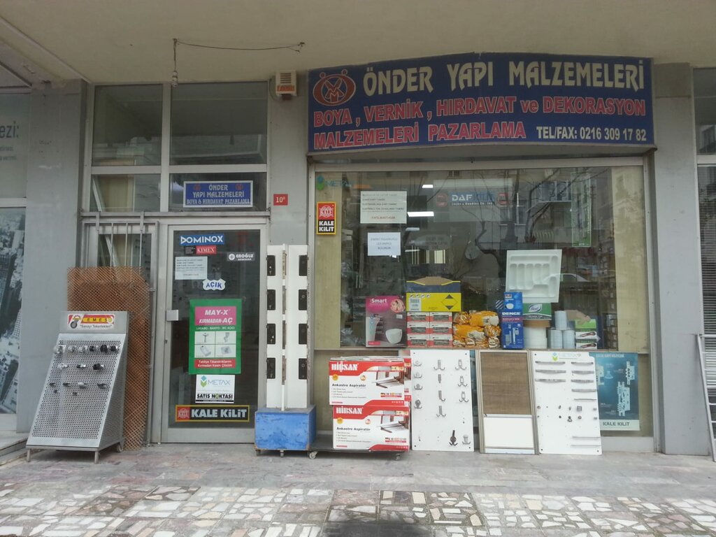 Önder Yapı Malzemeleri, mobilya aksesuar ve parçaları, Cumhuriyet Mah