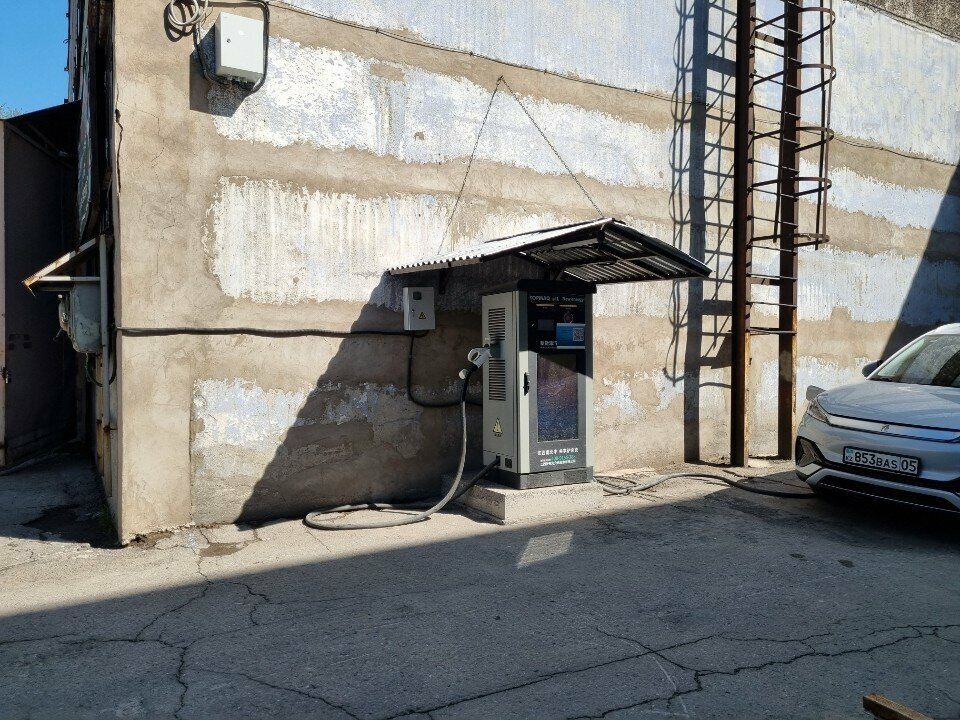Electric car charging station New Energy, Almaty, photo