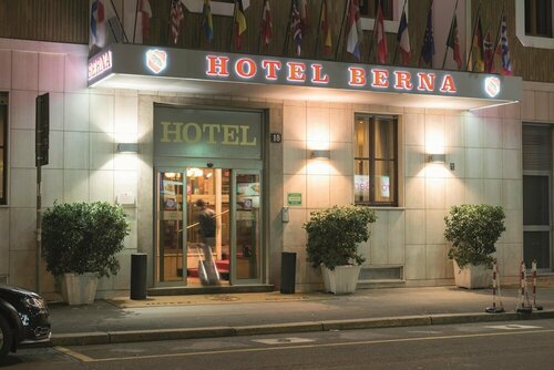 Внешний вид отеля Hotel Berna в Милане, фото 3