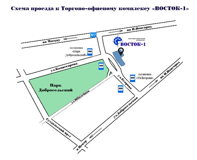 Карта загородного парка во владимире