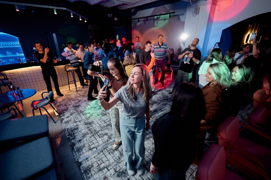 Bar, pub Lyudi V Sinem, Moscow, photo