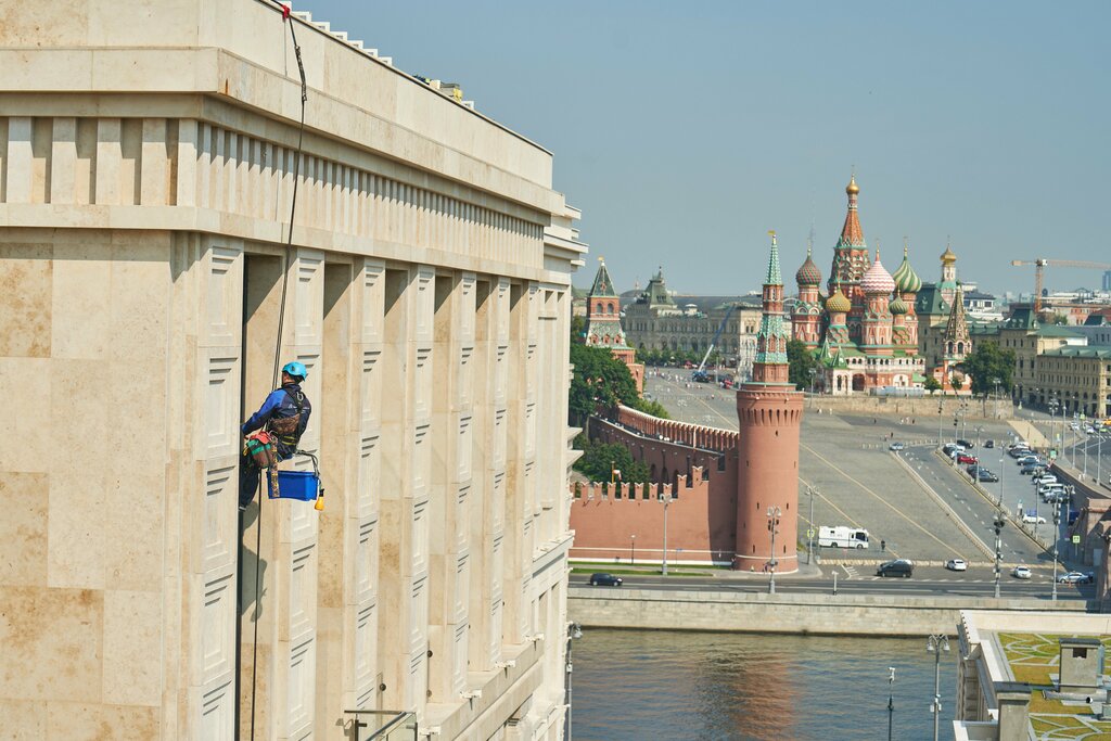 Industrial mountaineering Vysotnik, Moscow, photo