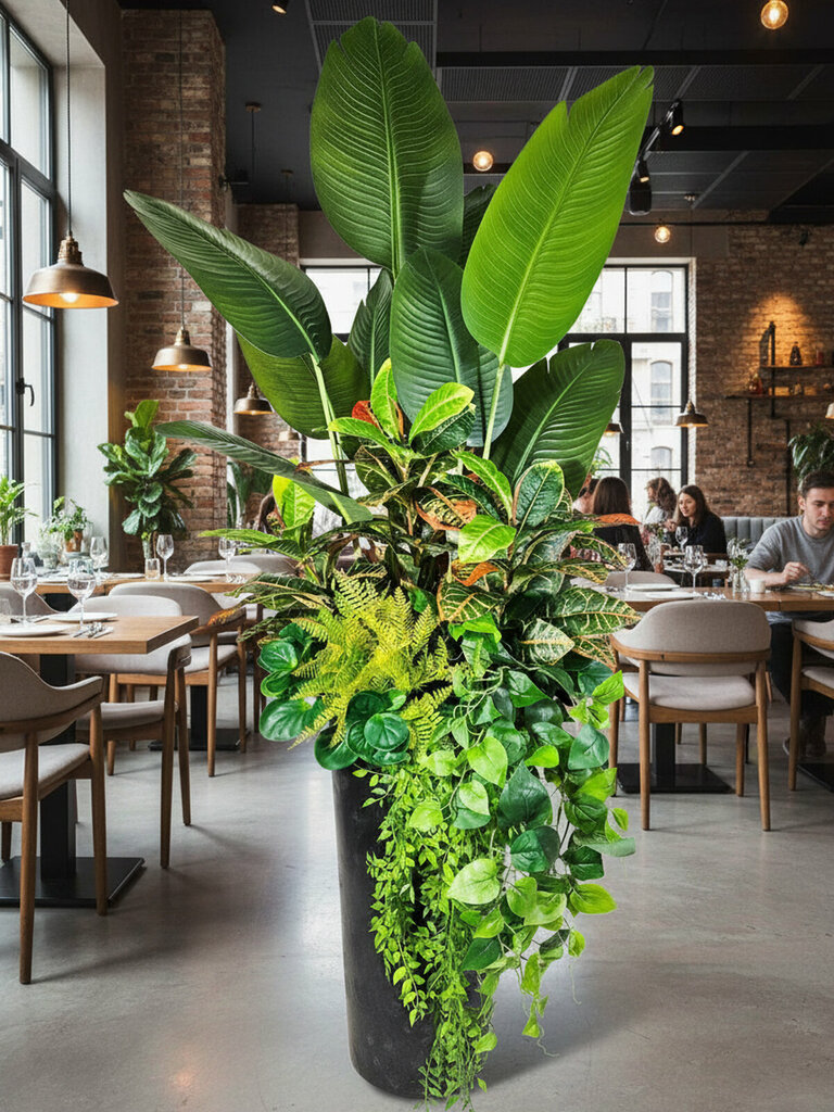 Artificial plants and flowers Fitopark.ru, Moscow, photo