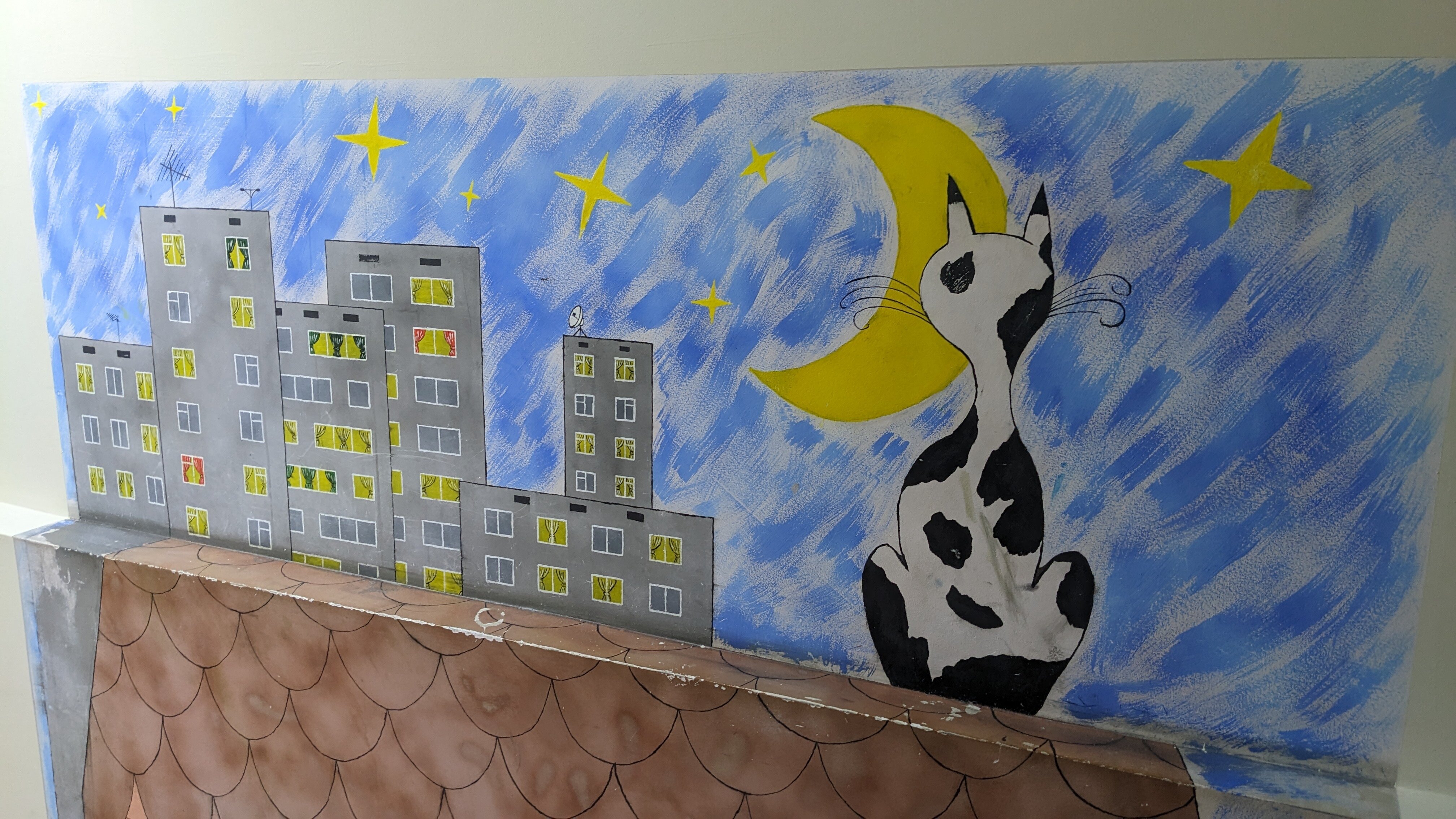 Фото Кот на крыше