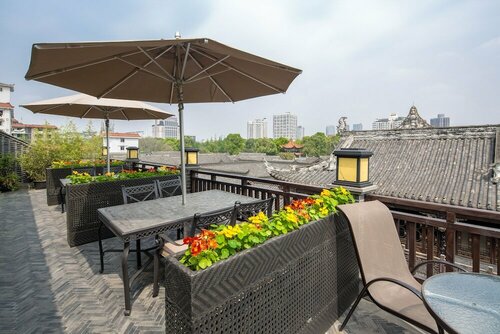 Внешний вид отеля Buddha Zen Hotel Chengdu в Чэнду, фото 4