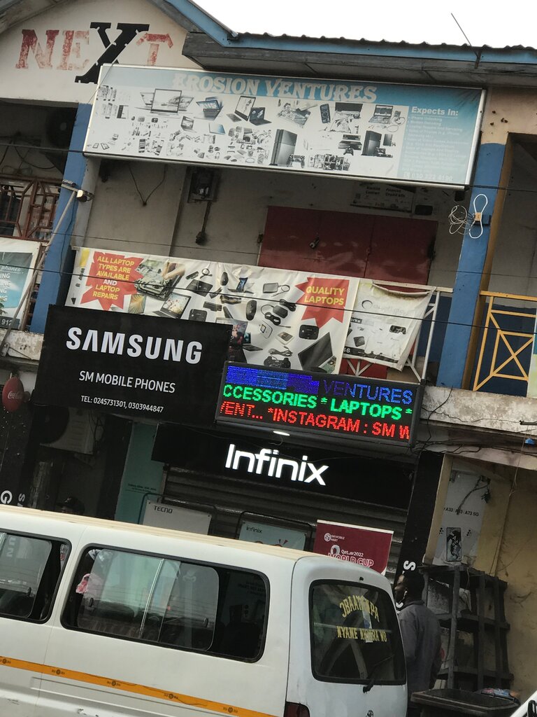 Electronics store Erosion Ventures, Accra, photo