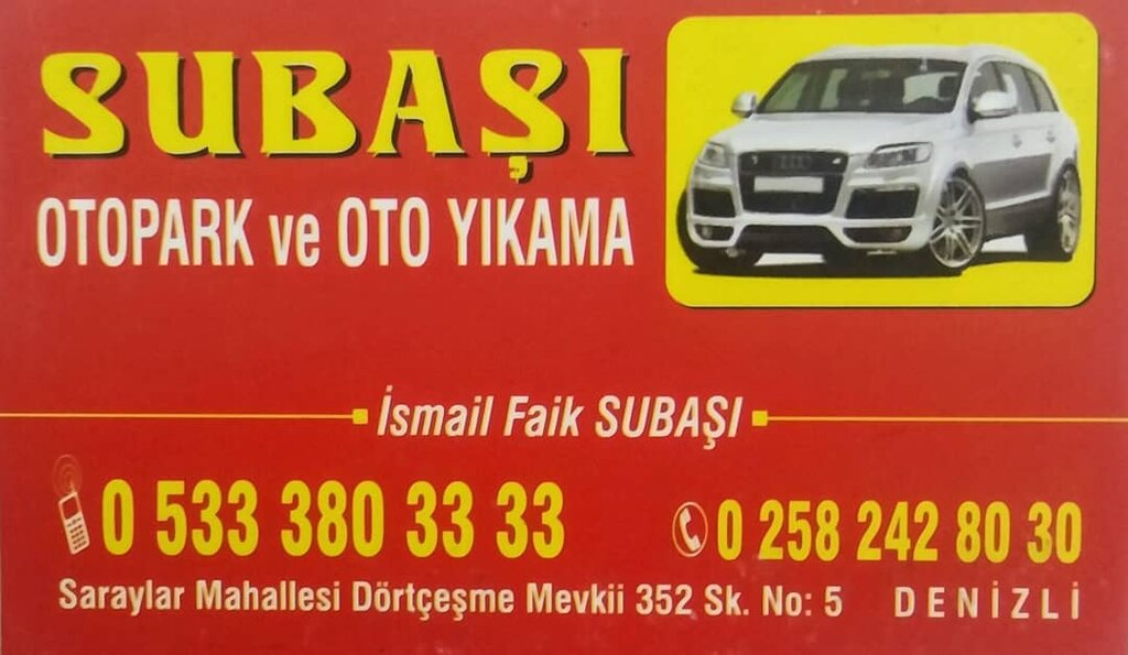 Otopark alanı Subaşı Otopark & Oto Yıkama, Denizli, foto