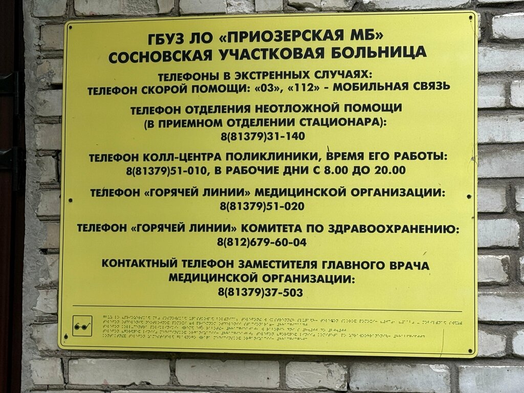 مستشفى Приозерская больница, Сосновская участковая больница, поликлиника ، سانت بطرسبرغ ومقاطعة لينينغراد، صورة