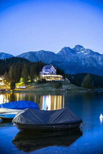 Внешний вид отеля Hotel Waldhaus am See в Са́нкт-Мо́рце, фото 3