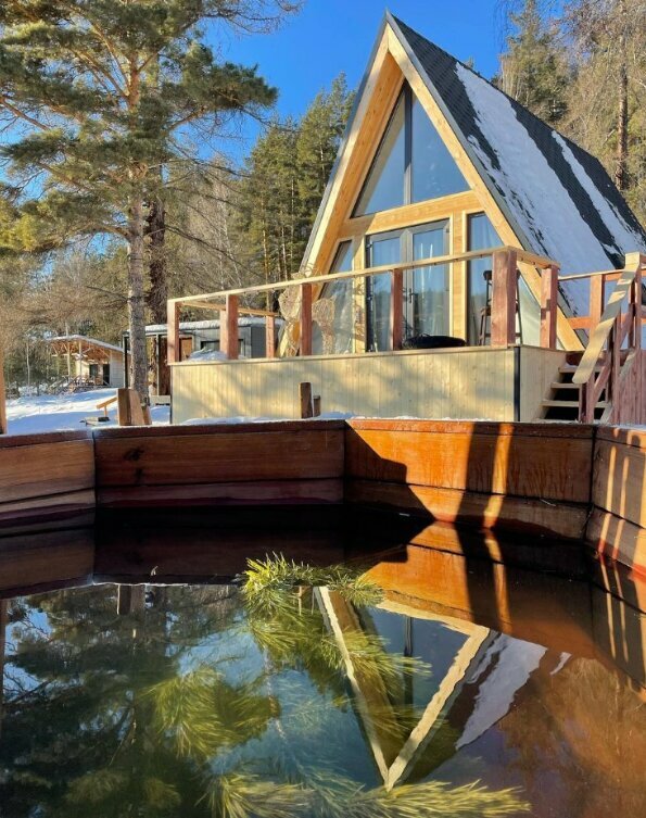 Construction of baths and saunas Bochky, Bryansk, photo