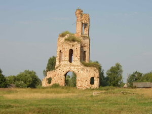 Церковь Иоанна Златоуста (Kaluga Region, Sukhinichskiy District, selskoye poseleniye Bogdanovy Kolodezi, selo Bogdanovy Kolodezi), orthodox church