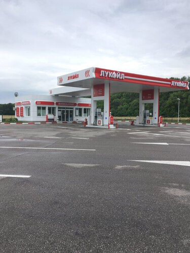 محطة وقود Lukoil ، مقاطعة بينزا، صورة