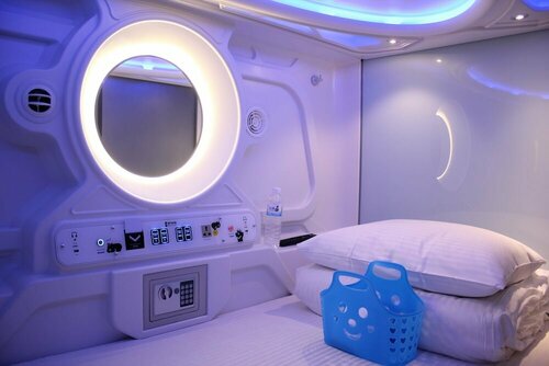 Внешний вид отеля Heybear Capsule Hotel в Новом Тайбэйе, фото 5