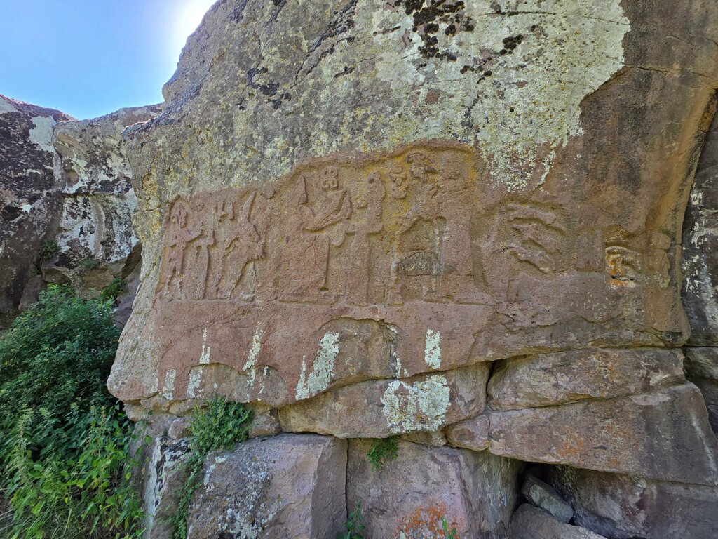 Landmark, attraction Fraktin Rock Relief, Develi, photo