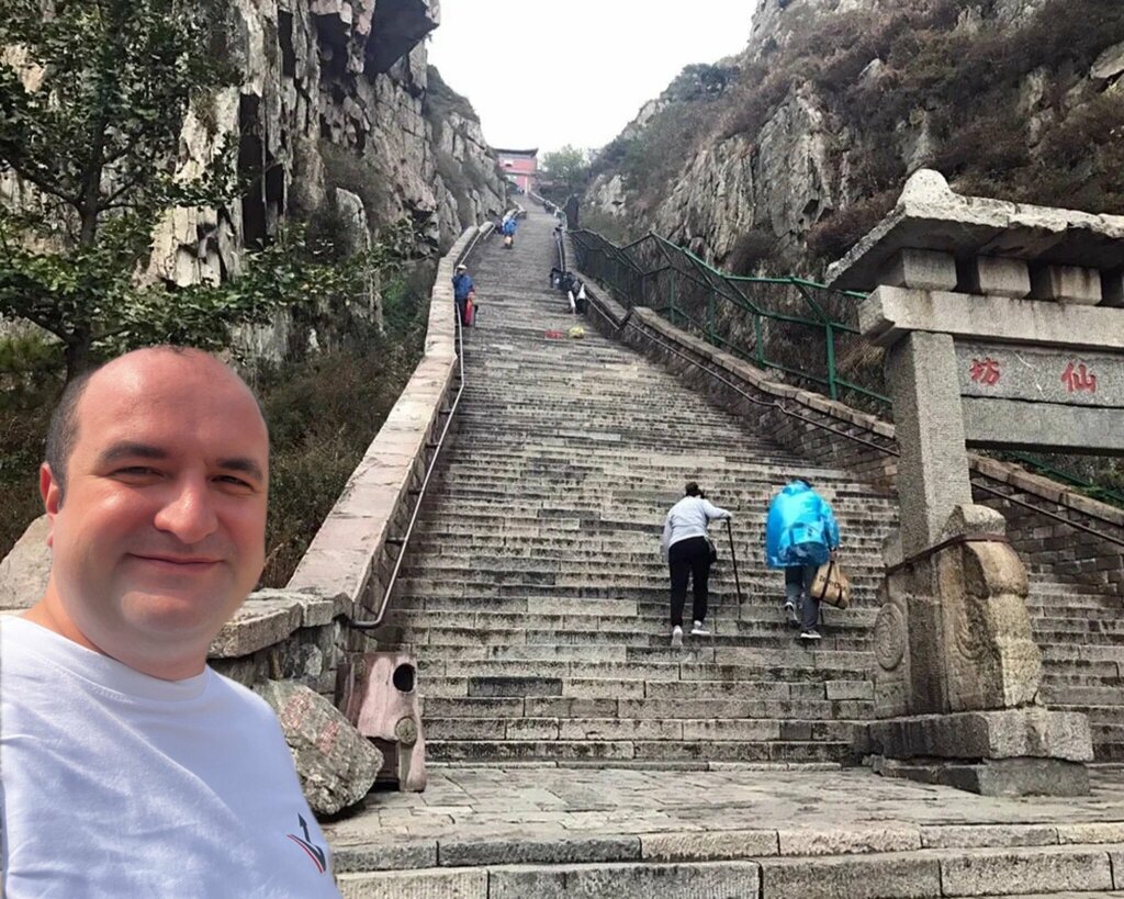 Mountain peak Гора Тайшань, Shandong, photo