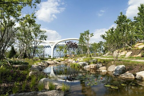 Внешний вид отеля Courtyard by Marriott Seoul Botanic Park в Сеуле, фото 2