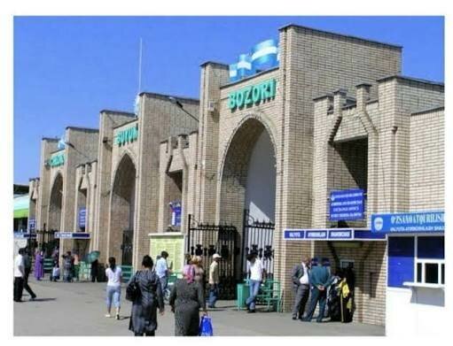 Clothing market Chilanzar clothing shopping complex, Tashkent, photo