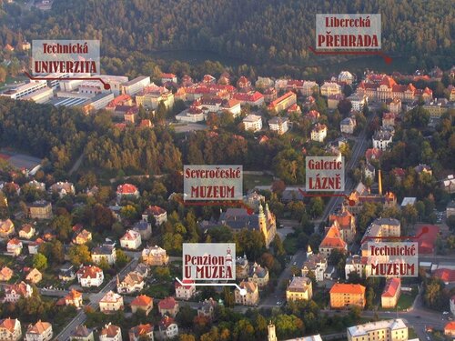 Гостиница Wellness Penzion U Muzea в Либерце