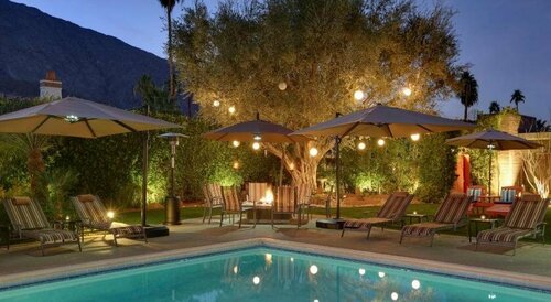 Внешний вид отеля Desert Riviera Hotel в Палм-Спрингс, фото 2