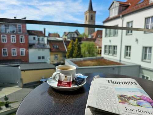 Внешний вид отеля Hotel Am Kaisersaal в Эрфурте, фото 5