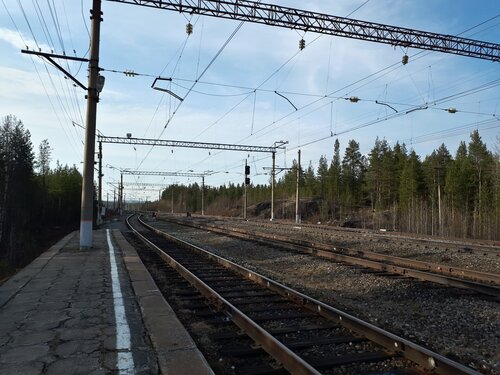 Железнодорожная станция Станция Княжая, Мурманская область, фото