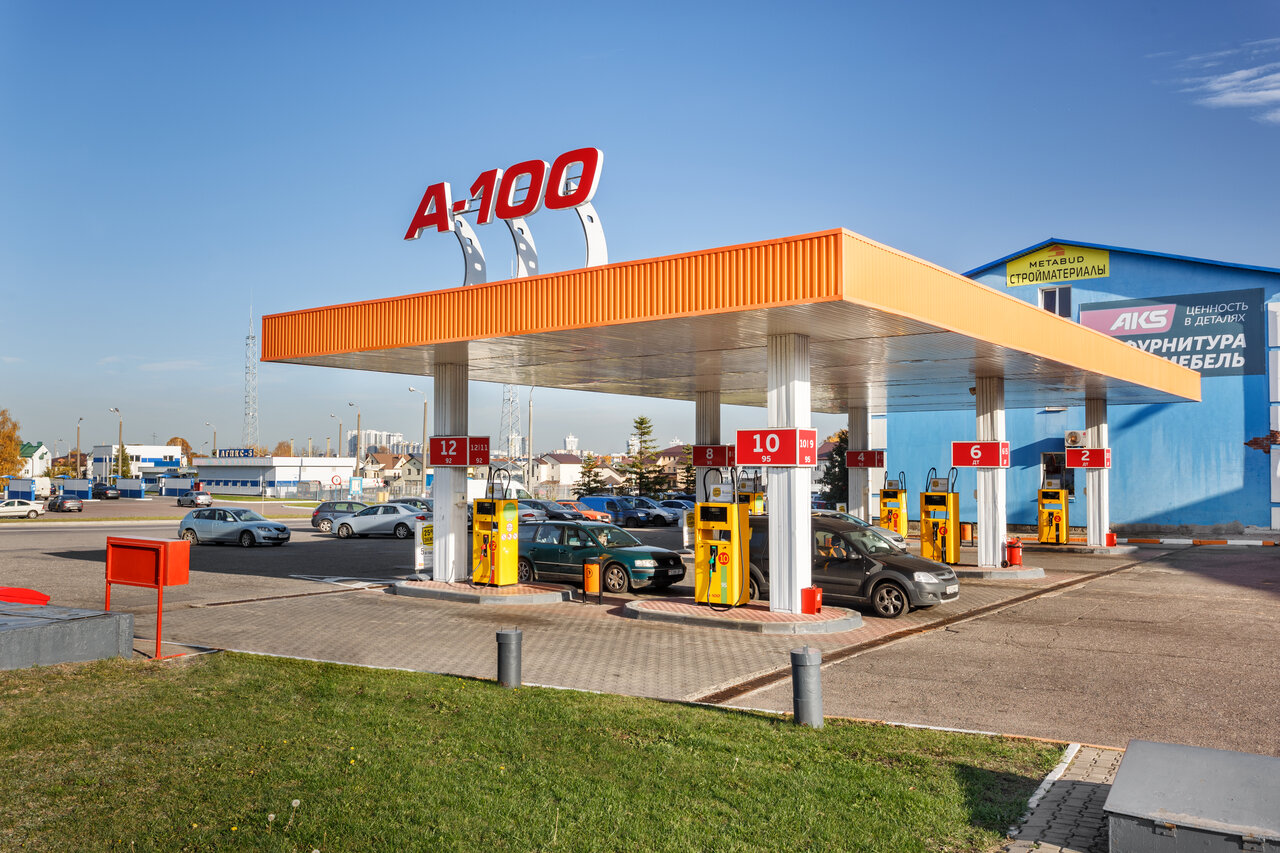 А100 заправка минск карта