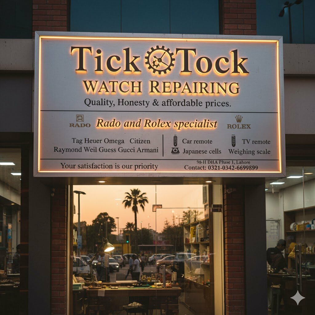 Clock and watch repair Tick Tock Watch Repairing, Lahore, photo