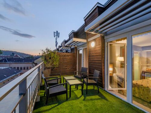 Внешний вид отеля Hotel Museum Budapest в Будапеште, фото 4