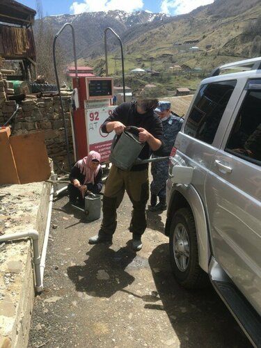 Gas station АЗС, Republic of Dagestan, photo