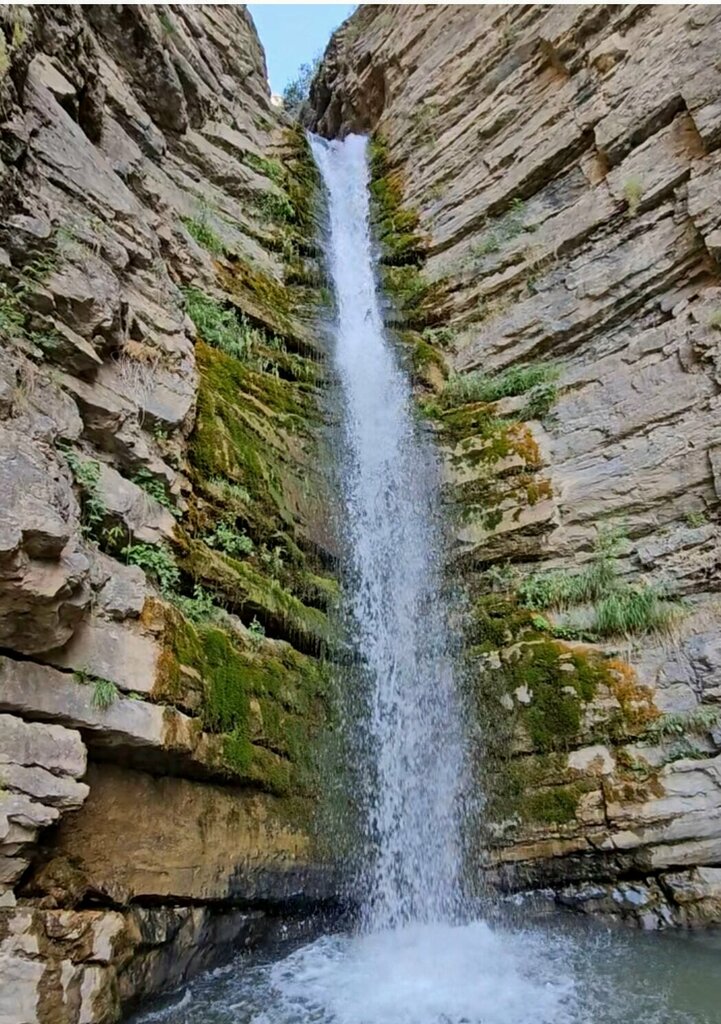 Waterfall Kulasya Waterfall, Tashkent Province, photo