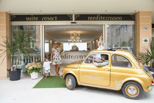 Внешний вид отеля Hotel Mediterraneo Club Benessere в Беллария-Иджеа-Марине, фото 3