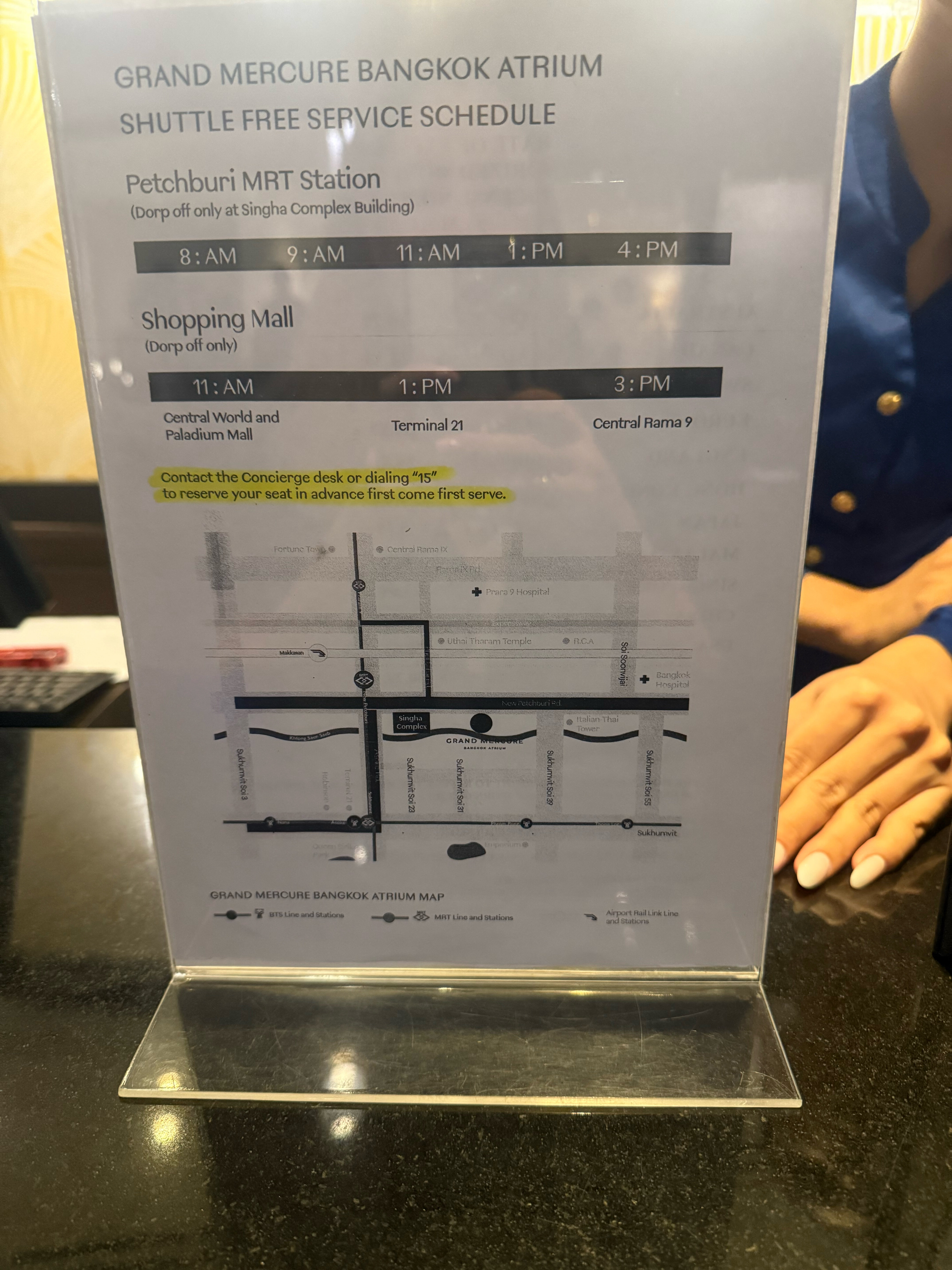 Фото Grand Mercure Bangkok Atrium