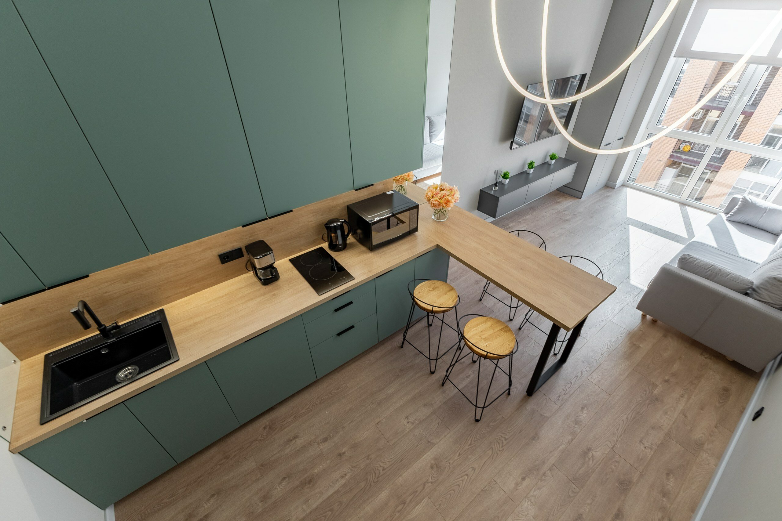 Фото Лофт с видом на горы