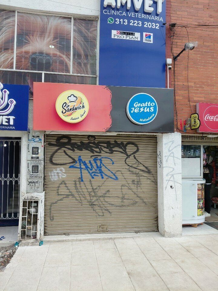 Ice cream Gratto jezus, Bogota, photo