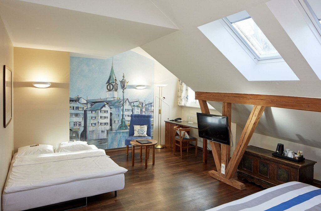 Гостиница Hotel Adler Zürich, Цюрих, фото
