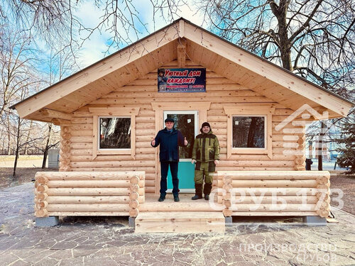 Yazlık ev inşaatı Srub 173, Ulyanovsk, foto