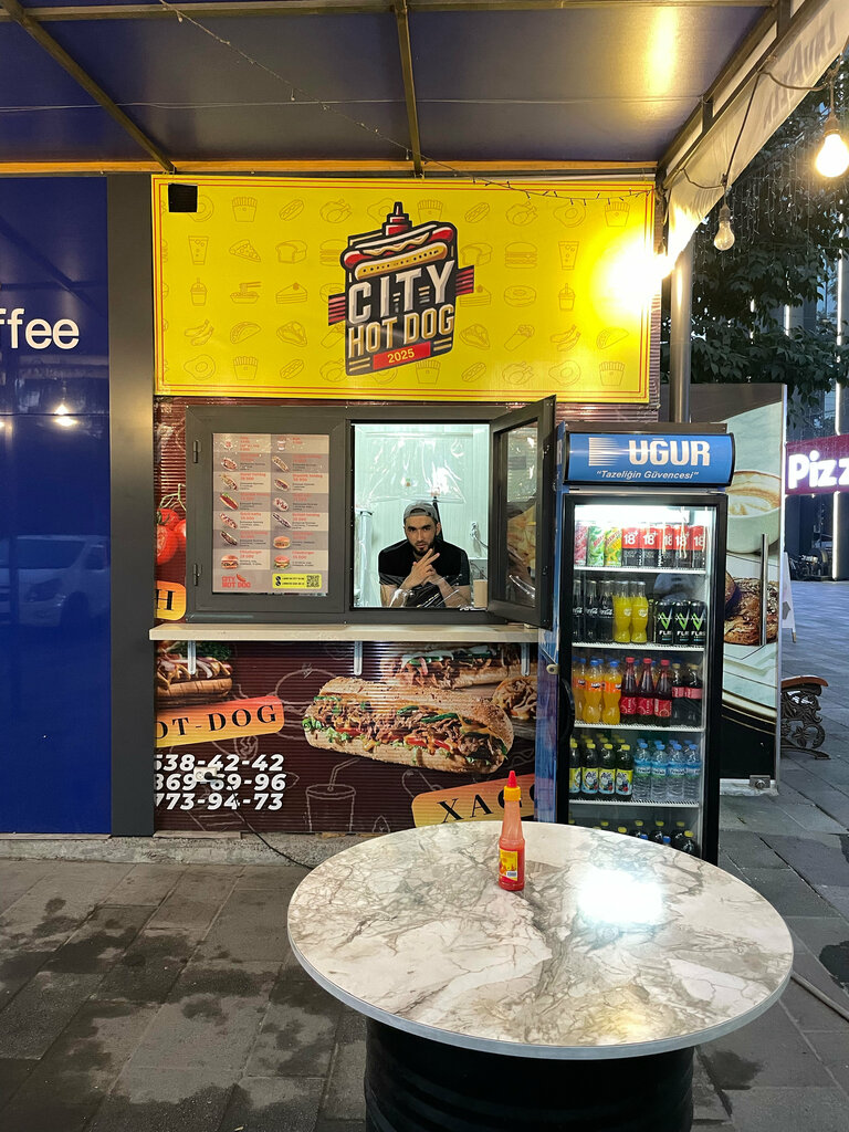 Fast food City hotdog, Tashkent, photo