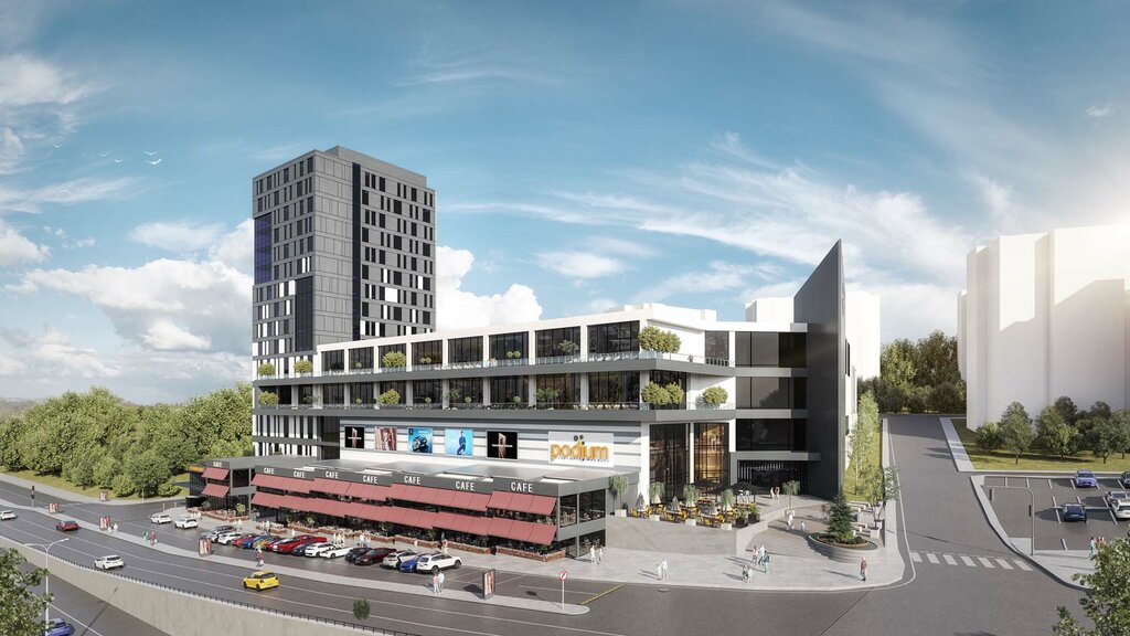 Business center Podium Tower, Yahsihan, photo