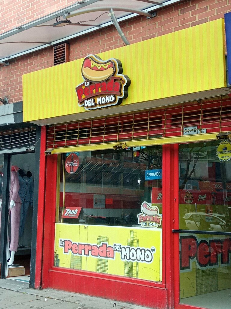 Fast food LaPerrada del mono Chapinero, Bogota, photo