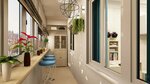 Hermes (Oktyabrskaya Street, 22) ، شرفات زجاجية