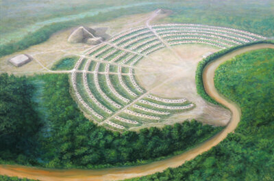Landmark, attraction Monumental Earthworks of Poverty Point, State of Louisiana, photo