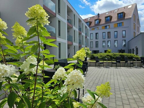 Внешний вид отеля Hotel Am Kaisersaal в Эрфурте, фото 2