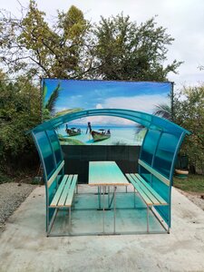Частный дом с открытой террасой