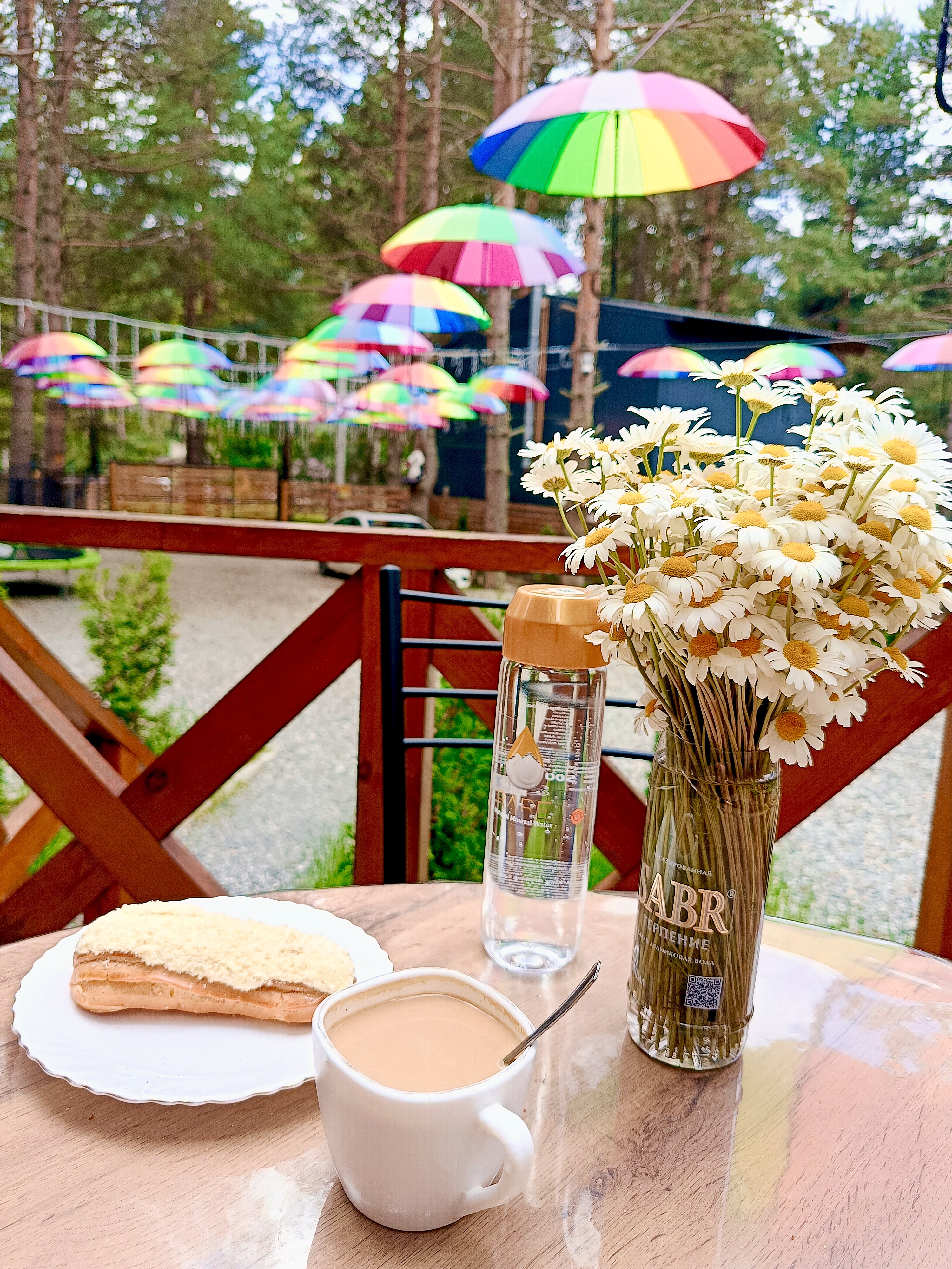 Фото Терраса Домики в Архызе