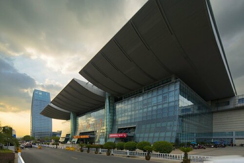 Внешний вид отеля Wanda Realm Yiwu в Цзиньхуе, фото 3